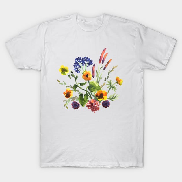 Flowers #4 T-Shirt by Olga Berlet